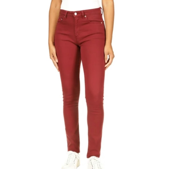 Michael Kors Denim - MICHAEL Michael Kors Stretch High Rise Merlot Skinny Jeans